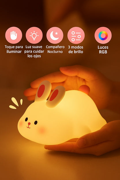 Lámpara de Noche Modelo Conejito.